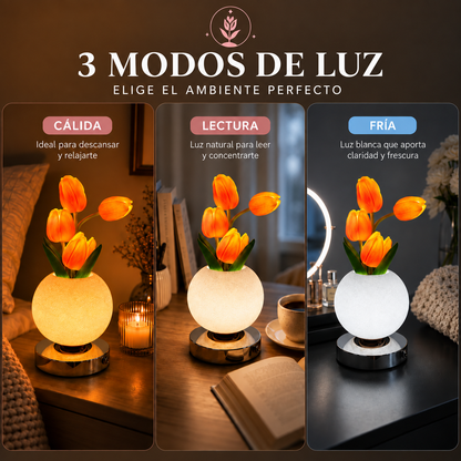 Lampara de Tulipanes Led Regulable